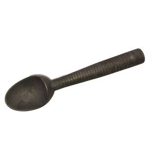 Vintage Taiwan Aluminum Ice Cream Scoop Ribbed Handle MCM Kitchen Utensil